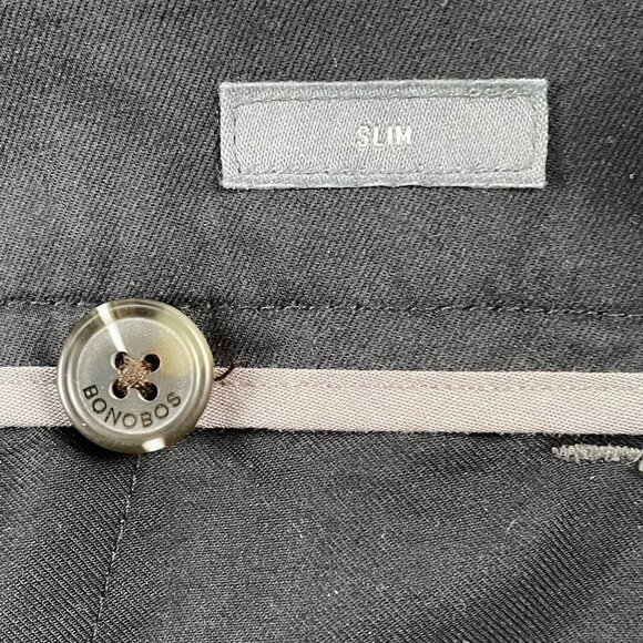 Bonobos Dress Pants Mens 36x30 Slim Friday Grey Weekday Warrior - Picture 10 of 10